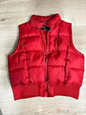 Blue Angel Puffer Vest in Red Size XL